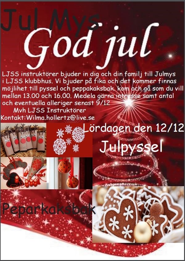 image: Julmys med LjSS 12 december